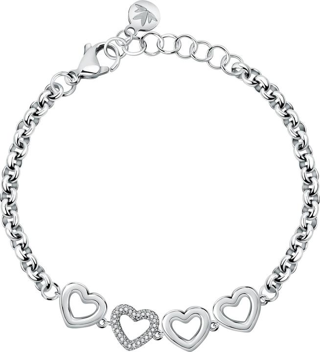 Image du produit Morellato Charmant bracelet en acier avec coeurs Bagliori SAVO27