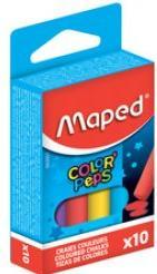 Image du produit Maped Craie pour tableau noir COLOR'PEPS, ronde, couleurs assorties