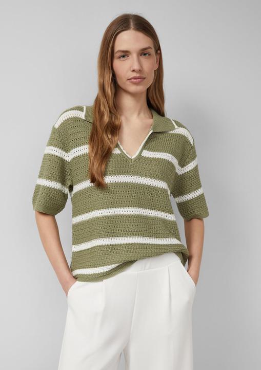 Image du produit s.Oliver Strickpullover aus Baumwollmix mit V-Ausschnitt (32)