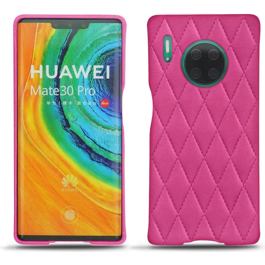 Noreve Lederschutzhülle (Huawei Mate 30 Pro), Smartphone Hülle, Rosa