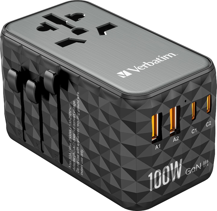 Produktbild Verbatim Universal-Reiseadapter