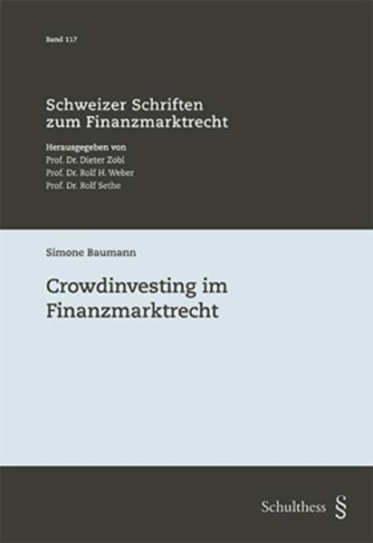 Immagine prodotto Crowdinvesting im Finanzmarktrecht (Tedesco, Simone Baumann)