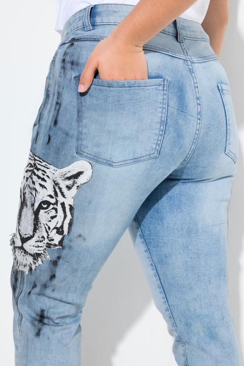 Immagine prodotto Angel of Style Slim-Jeans Emma, Stretchdenim, Leo-Applikation, 5-Pocket (60)