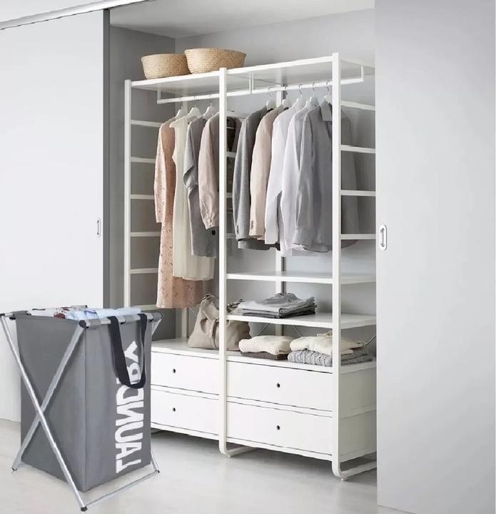 Actual product image König Design 3 Stück Wäschesammler Fächer Wäschebox Wäschetruhe Wäschetrenner Wäschesortierer