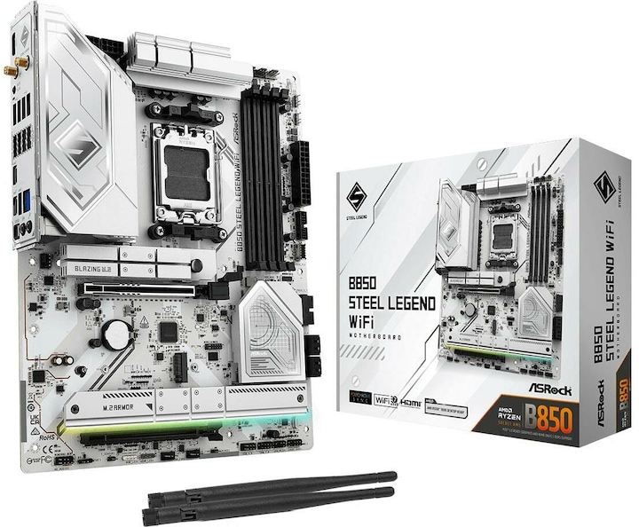 Produktbild AsRock B850 Steel Legend WiFi (AM5, AMD B850, ATX)