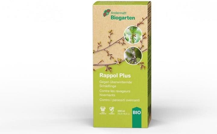 Andermatt Biogarten Rappol Plus (Acari del ragno rosso, Bianco mosche, Cicale e cimici a foglia, Cocciniglie, Fragore, Pulce della foglia di bosso, Succhiatore di foglie di pera)