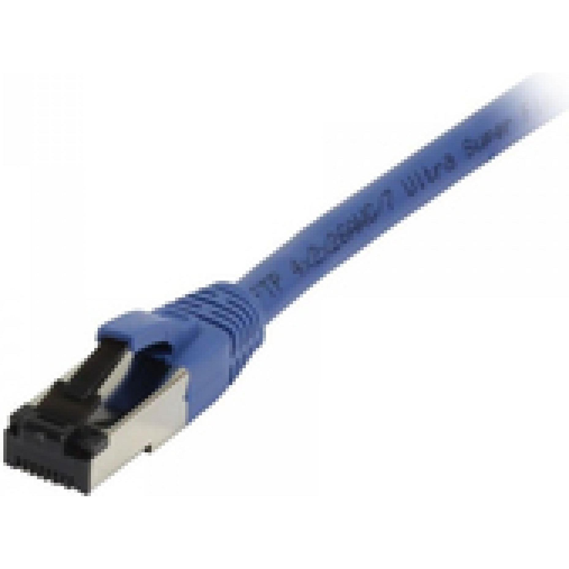 Synergy 21 Patchkabel RJ45, CAT8.1 2000Mhz, 7,5m, blau, S-STP(S/FTP), TPE(Ultra SuperFlex), AWG26 (S/FTP, CAT8.1, 7.50 m...