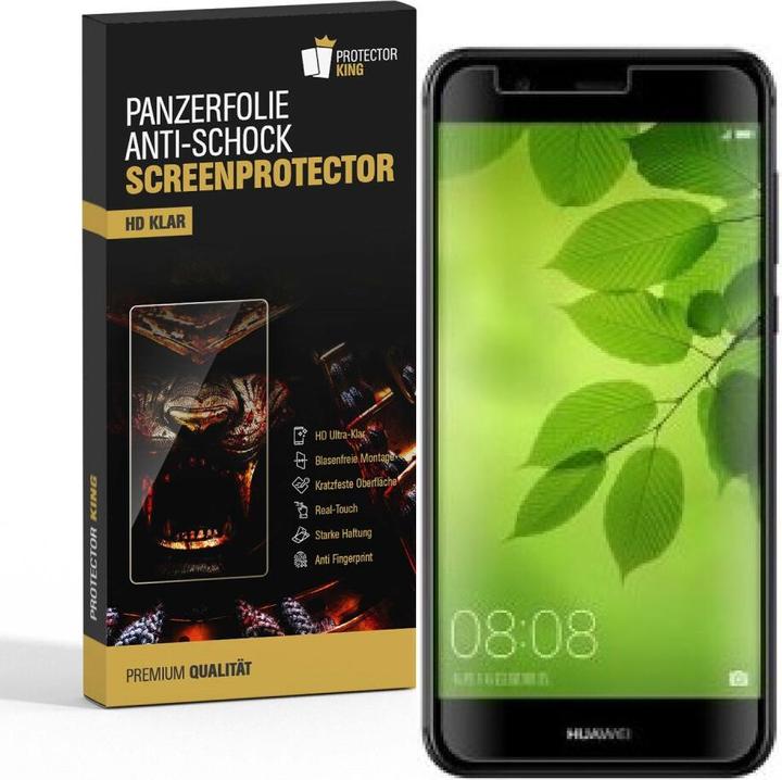 Actual product image Protectorking 3x Panzerfolie Anti-Shock HD Klar (3 Piece, Nova 2 Plus)