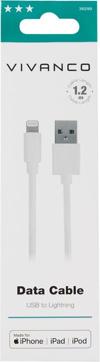 Produktbild Vivanco Lightning – USB A (1.20 m, USB 2.0)