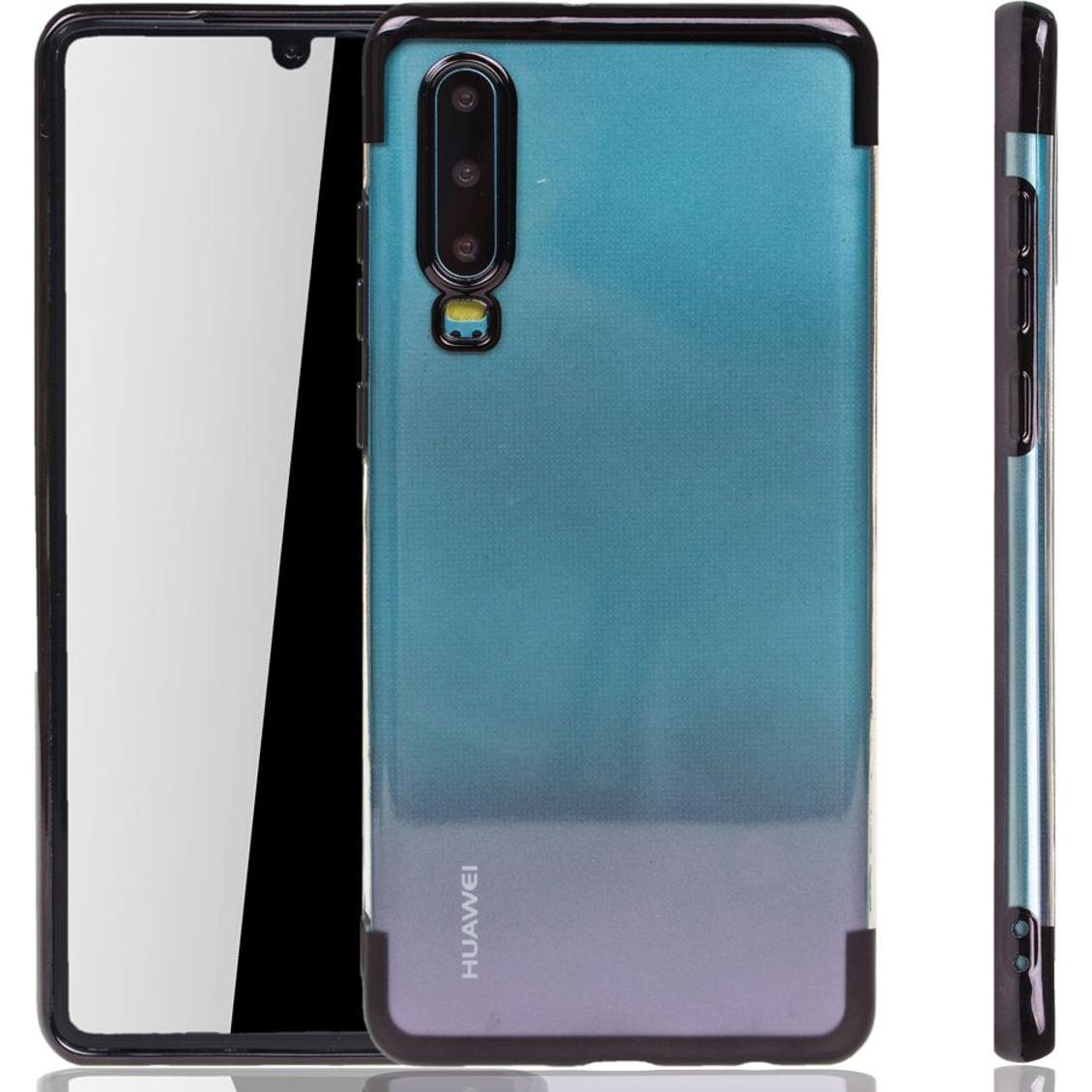 König Design Huawei P30 Hülle Case Handy Cover Schutz Tasche Schutzhülle Bumper Etuis Schwarz (Huawei P30), Smartphone H...