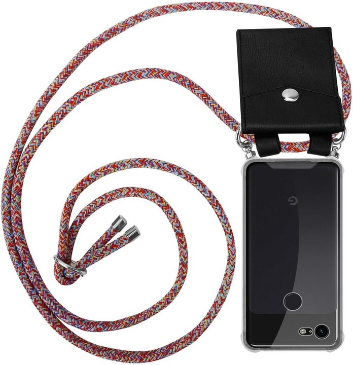 Produktbild Cadorabo TPU Handy Kette SILBER Cover