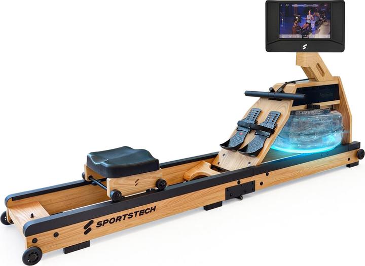 Sportstech (A-Ware) Aqua Elite 10,1" Rudergerät Wasser für Zuhause