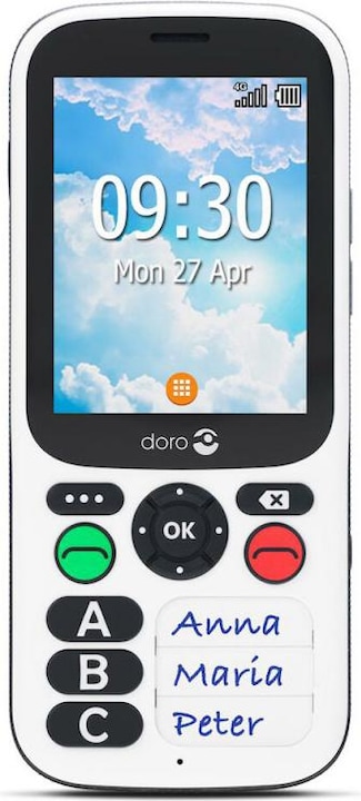 Image du produit Doro 780X IUP Noir/Blanc (2.80", 4G)