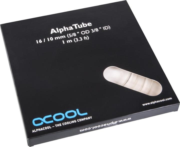 Produktbild Alphacool AlphaTube Schlauch HF 16/10mm - Ultra Clear 1 m (1 m, Kunststoff)