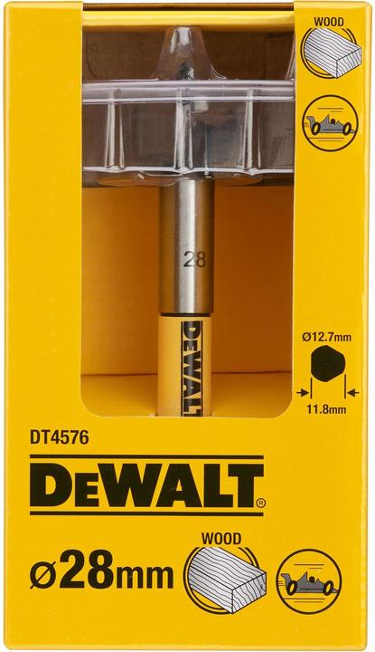 Immagine prodotto DeWalt Punta rapida per legno / Forstner, ø 28 mm (adatta per l'uso in trapani a batteria, f (28 millimetri)