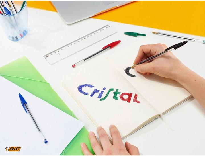 Productafbeelding Bic Cristal Original biros, assorti, in zakje van 4 (Veelkleurig, 4x)