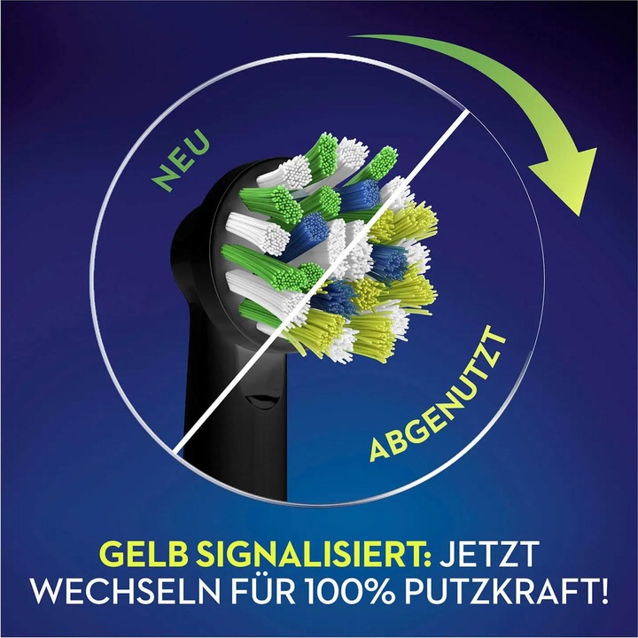 Actual product image Oral-B CrossAction Black with CleanMaximiser Technology Electric Toothbrush Heads (10 x)