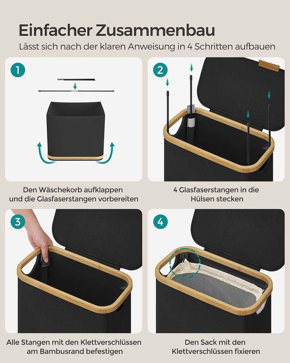 Produktbild Songmics Wäschesammler (65 l)