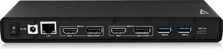 V7 UCDDS-1E (USB-C, USB-A, 4 Ports)