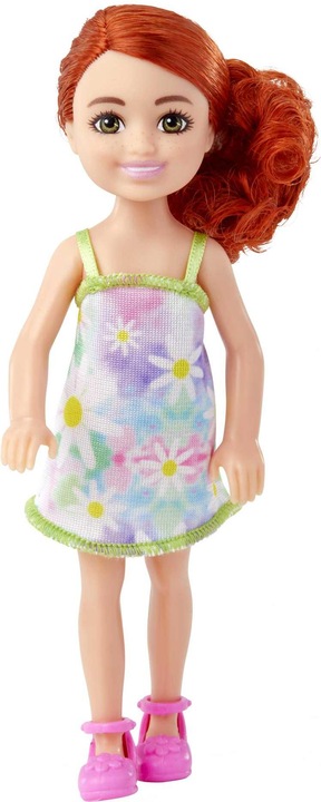 Immagine prodotto Barbie Bambola con vestito a fiori e capelli rossi