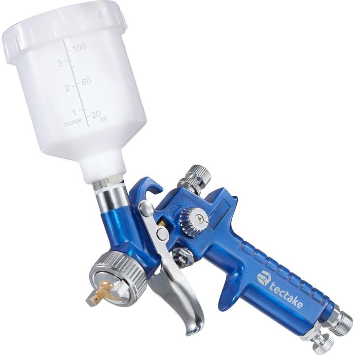 Produktbild tectake 2 HVLP Lackierpistolen mit Silikonentferner