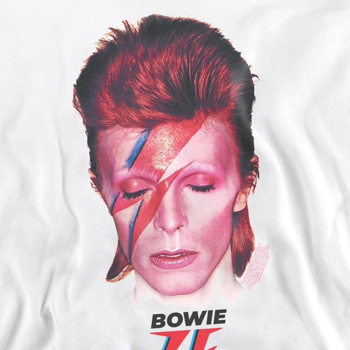 Actual product image David Bowie Unisex Adult Aladdin Sane '75 Sweatshirt (L)
