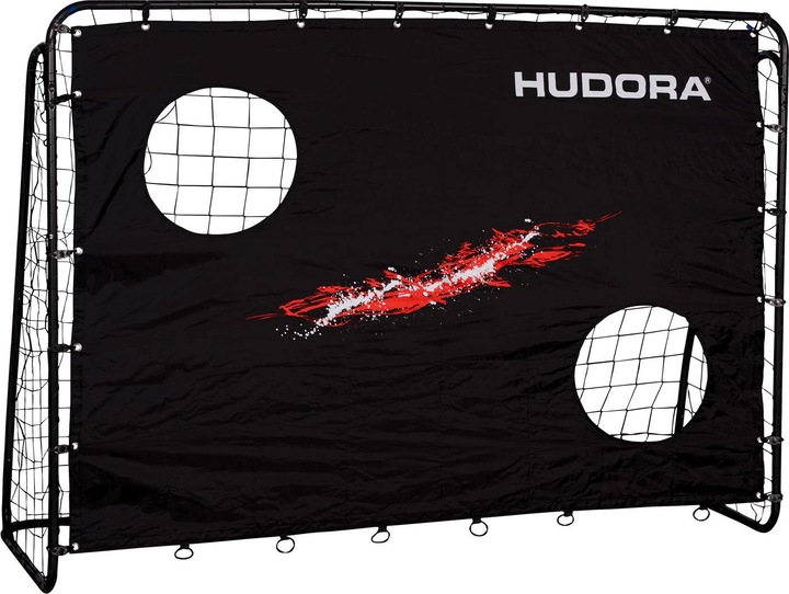 Hudora Fussballtor Trainer mit Torwand