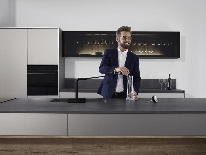 Productafbeelding hansgrohe HG ééngreeps wastafelmengkraan AQUNO Sel 2 DN 15 m sBox uittrekbare uitloop 2jet ma-sw