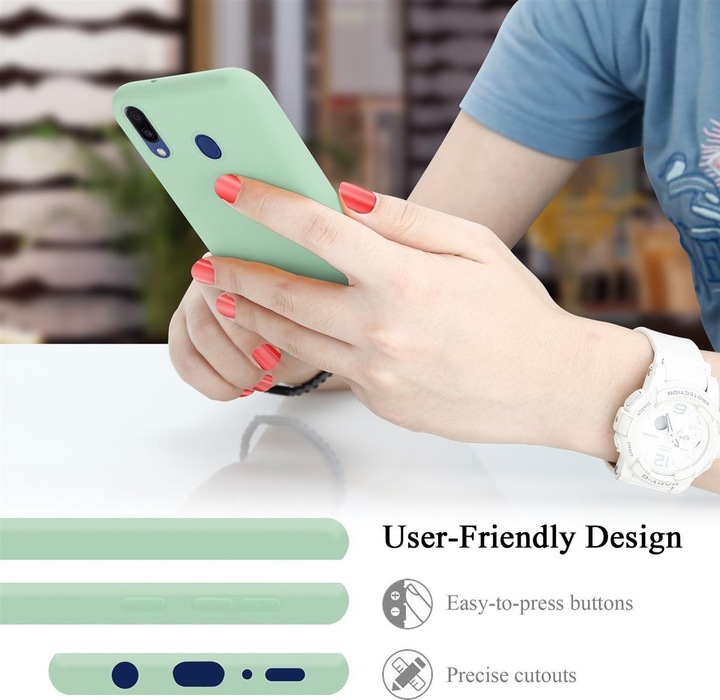 Produktbild Cadorabo TPU Liquid Silicone Case Cover (Samsung Galaxy M20)