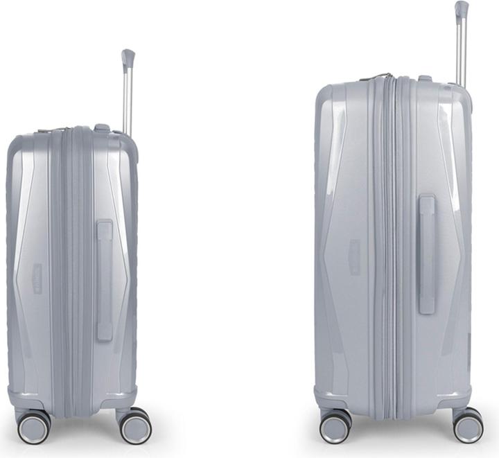 Image du produit Gabol Queens Ensemble de valises à 4 roulettes en 2 parties avec soufflet extensible (114 l)