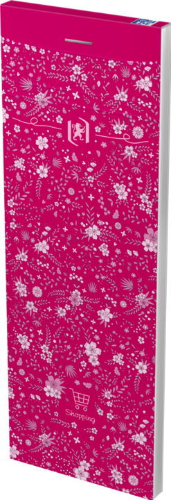Produktbild Oxford Shopping Planer ForMe 7.4x21cm 400111054 3 Designs (assortiert) 4 Blatt (21 x 7.5, Liniert, Harter Einband)