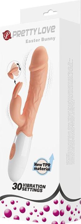 Actual product image Pretty Love Easter Bunny Vibrator With Stimulator
