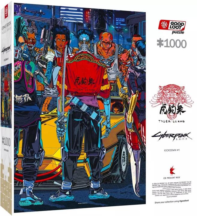 Actual product image Cenega Good Loot Comic Book Puzzle: Cyberpunk 2077 Kickdown 1000 elementów (1000 pieces)