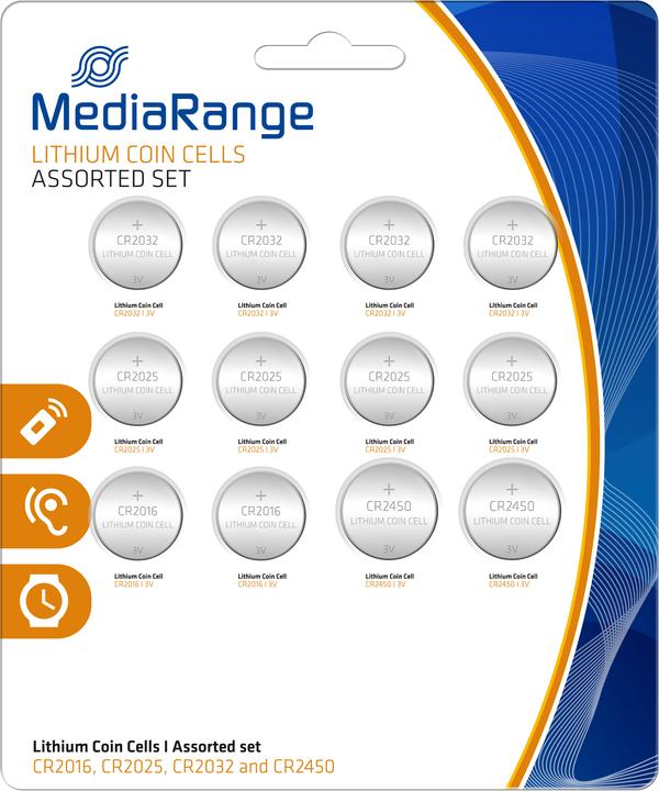 MediaRange Lithium Coin Cells (1 Stk., CR2025, 75 mAh)