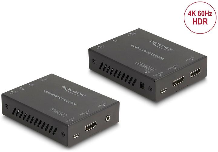 Delock HDMI KVM Extender Set über Cat.6 Kabel 4K 60 Hz 70 m