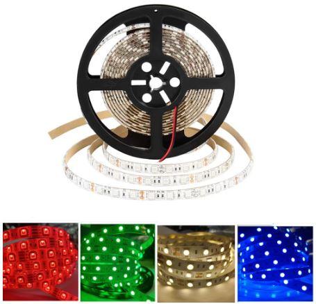 Actual product image Dronefactory LED light strips blue (Drone lighting)