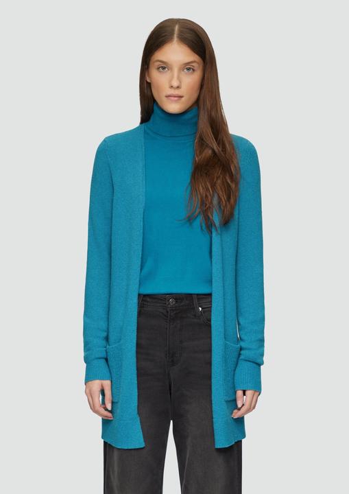 Immagine prodotto S.Oliver Strickjacke Lange Strickjacke mit Rippbündchen (44)