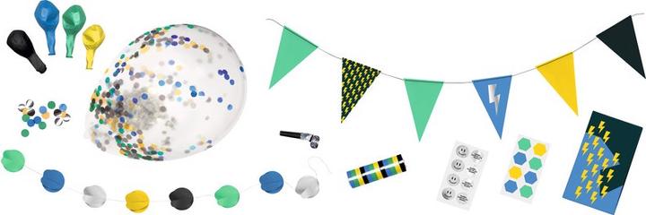 Folia Deco Set Party Boys 40pcs. (1 pcs.)