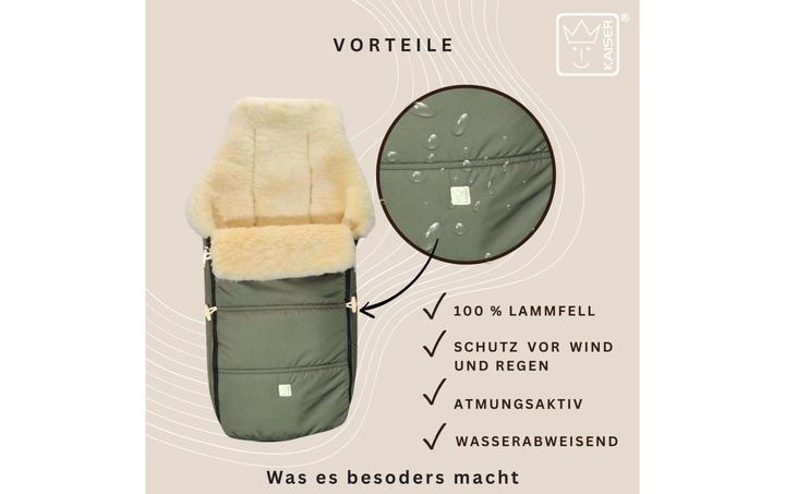 Produktbild Kaiser DOUBLAS 2.0 Lammfell Fusssack