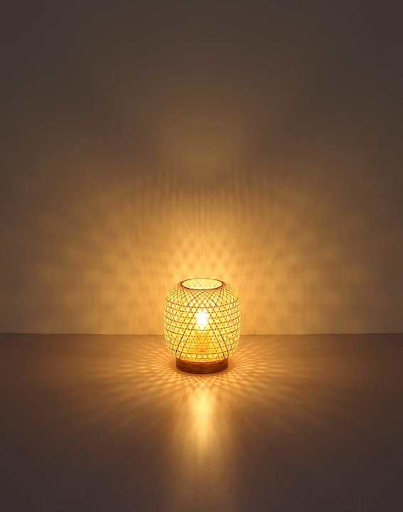 Image du produit Globo Lampe de table Mirena nature 1xE27 (E27)