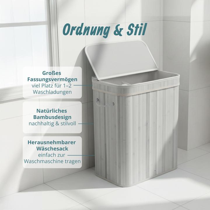 Actual product image Relaxdays Laundry bin (100 l)
