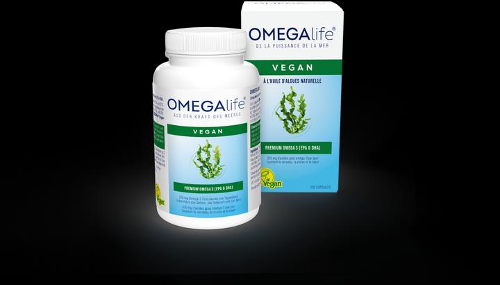 Produktbild Omega-Life Algenöl (120 Stück, Kapseln, 127 g)