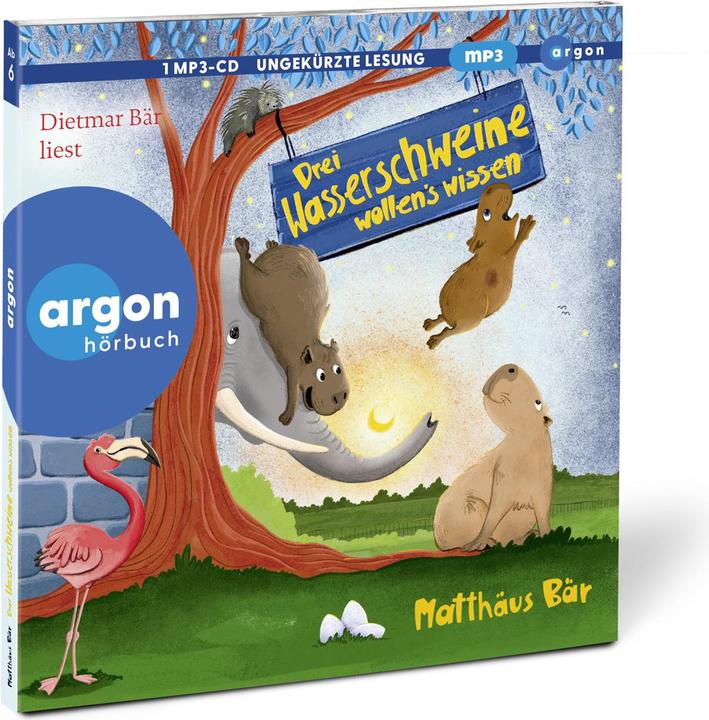 Productafbeelding Drei Wasserschweine wollen's wissen (Dietmar Beer, Matthew Beer, Duits)