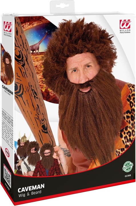 Produktbild Widmann HÖHLENMENSCH PERÜCKE & BART in Box