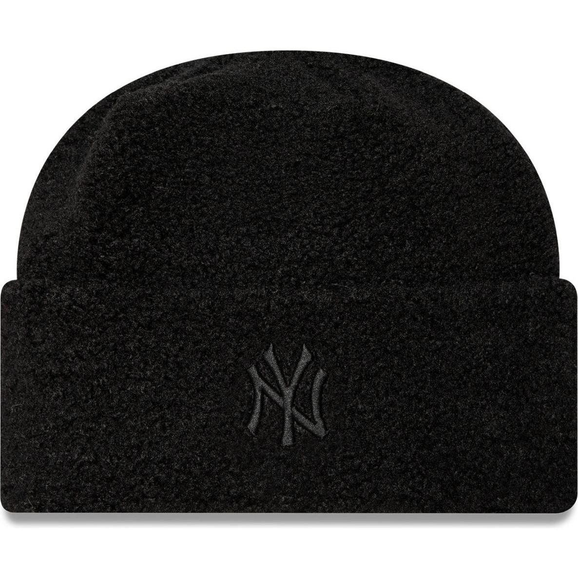 New Era, Damen, Cap, Damen Winter Mütze - Borg Sherpa Ny Yankees Schwarz, Schwarz, (One Size)