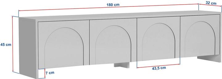 Produktbild Skye Decor Aurelia TV Stand (180 x 32 x 45 cm)