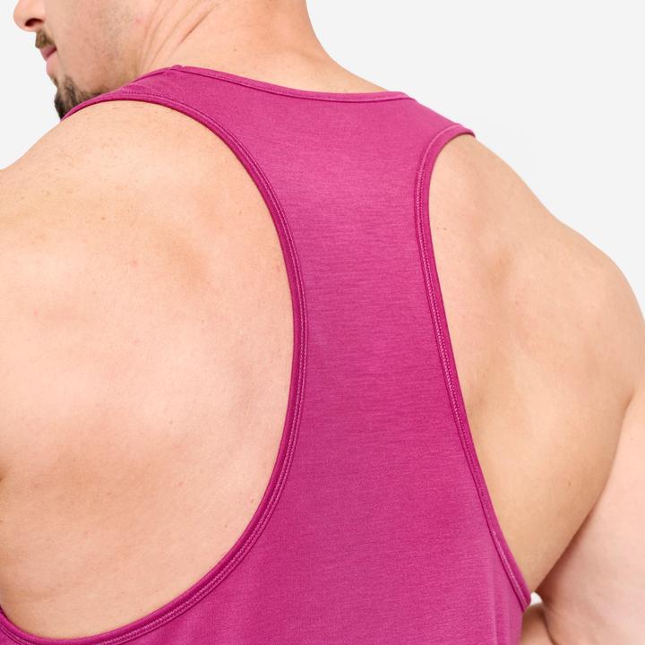Produktbild Domyos Tank Top Stringer Herren Schwimmerrücken - lila (S)