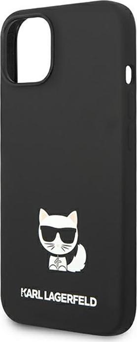 Immagine prodotto Karl Lagerfeld Cover in silicone Choupette Body Logo Nero, per Apple iPhone 14, KLHCP14SSLCTBK (Apple iPhone 14)
