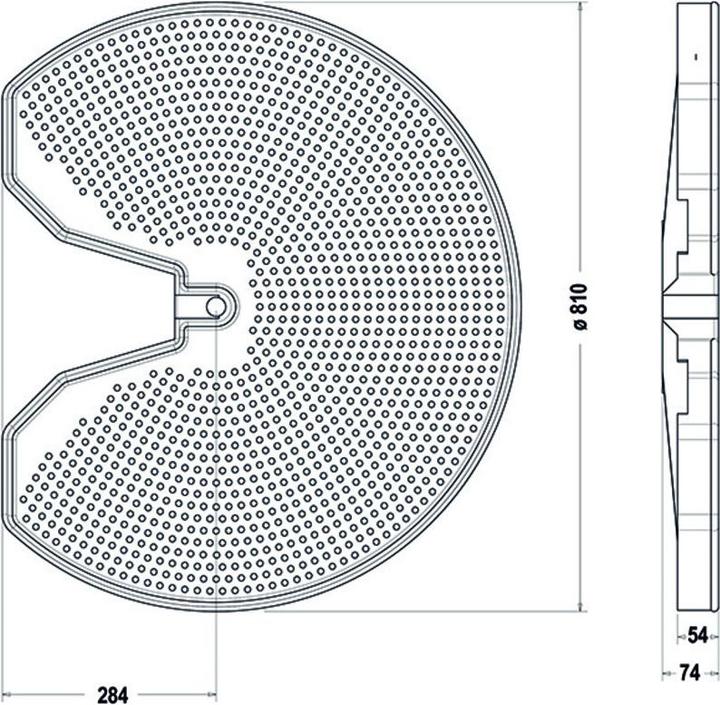 Productafbeelding Ninka Hoekkast draaibaar schap ECO 90° (1 Pcs.)