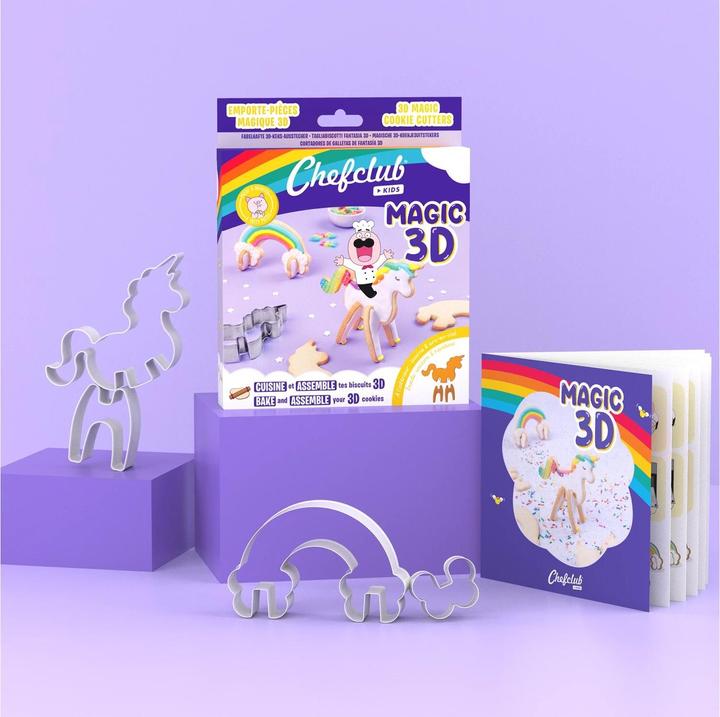 Actual product image Chefclub Cookie cutter - Unicorn & Rainb.284143